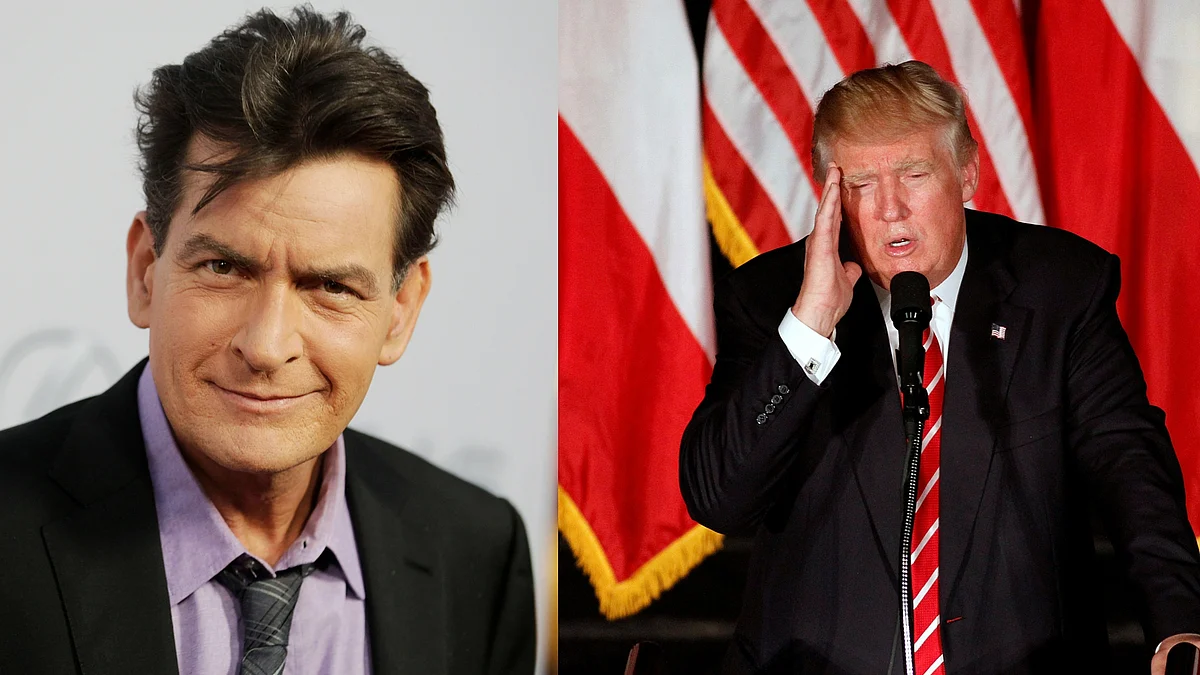 LOL! Donald Trump Gifted Fake Wedding Jewellery To Charlie Sheen
